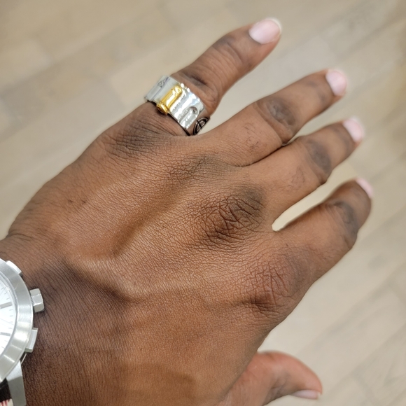 Men's silver Revolver ring - Picture 6 of 6